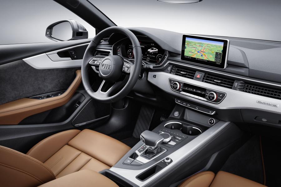 Интерьер Audi A5 Sportback 2.0 TDI Quattro S-Line 2016 года  (WW) (фото 14 из 35)